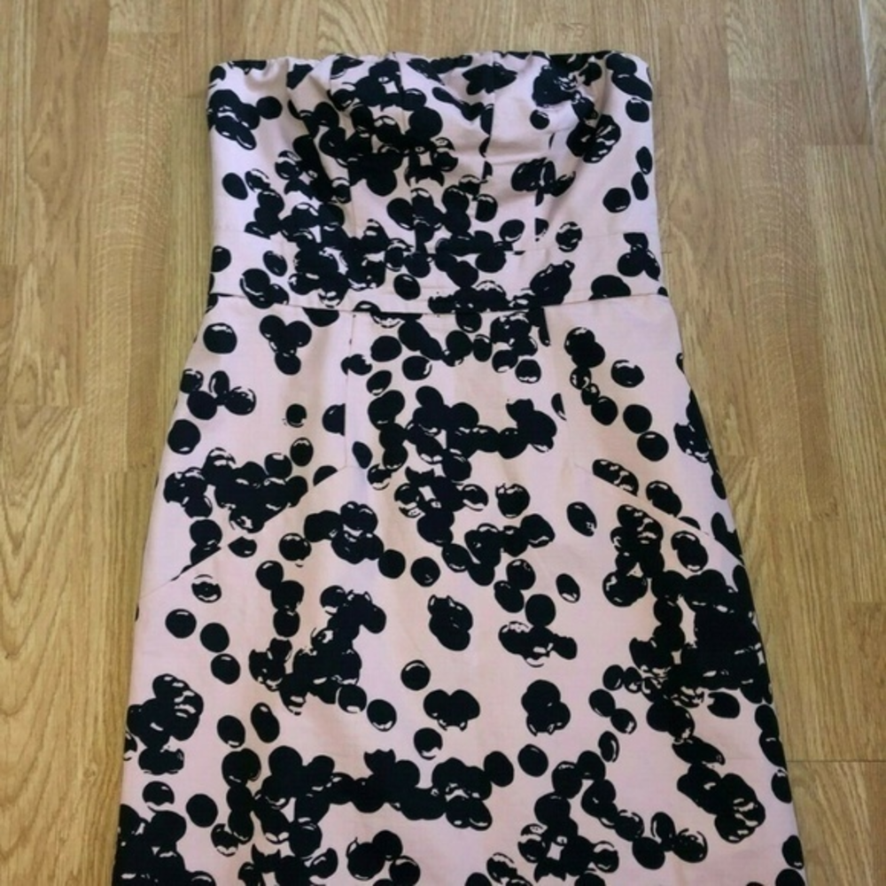 The Limited Strapless Dress size 10 Pink Black